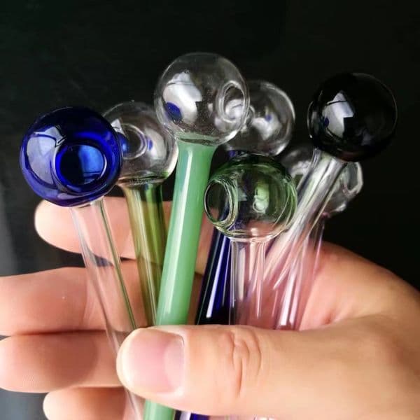 10cm color mixing pot , Wholesale Glass bongs Oil Water Pipes Glass Pipe Oil Rigs Smoking ,Free Shipping