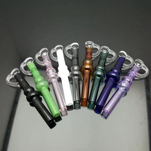 Smoking pipes Ball Glass Oil Burner Pipe Smoking Bowl Water Hookahs bongs Colorful hooded gourd pipe