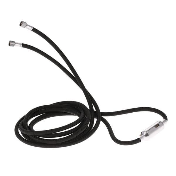 Freeshipping pneumatic air tools10ft Nylon Braided Airbrush Hose with Inline Air Filter Water Trap & BSP 1/8" 3m(10') Size Fitting Ends