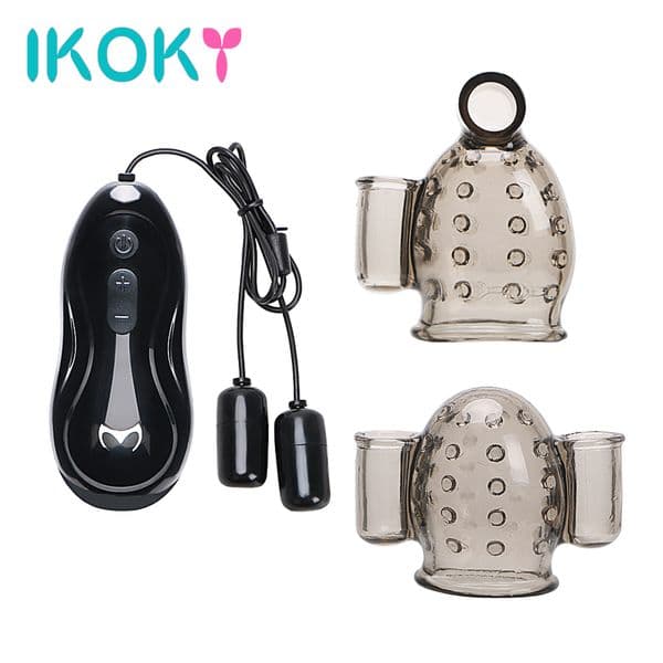 IKOKY Glans Trainer Sex Toy For Men Delay Ejaculation Penis Vibrators Adult Products Male Masturbator Cock Massager Erotic Toys S19706