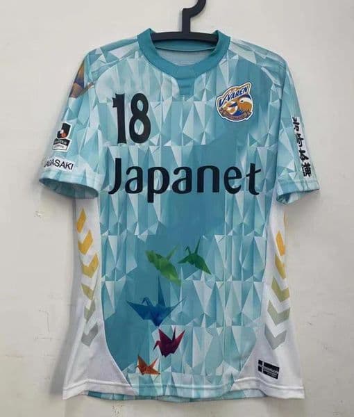 J LEAGUE V-Varen Nagasaki Blue T- SHIRT
