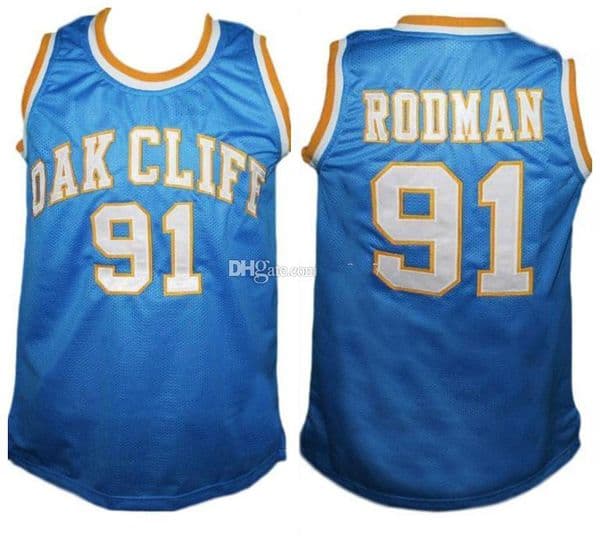 South Oak Cliff High School Dennis Rodman #91 Retro Basketball Jersey Men's Stitched Custom Number Name Jerseys