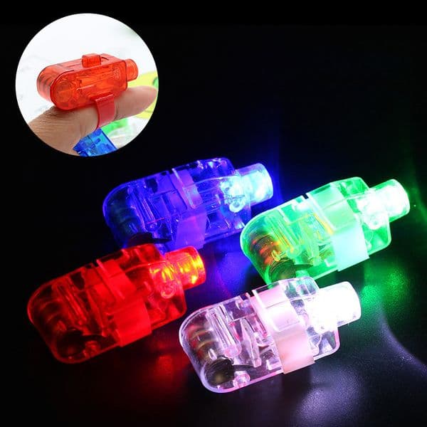 LED Lights Finger Flashing Ring Halloween Christmas Birthday Wedding Party Gifts Children Festival Night Luminous Toys