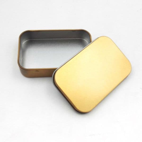 Popular Tin Box Empty Silver/gold Metal Storage Box Case Organizer For Money Coin Candy Keys U disk headphones gift box 80pcs
