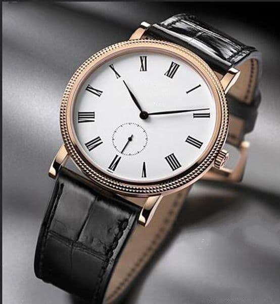 Top sell stainless watches Man Female watch Leather strap mechanical watch wrist watch 0032