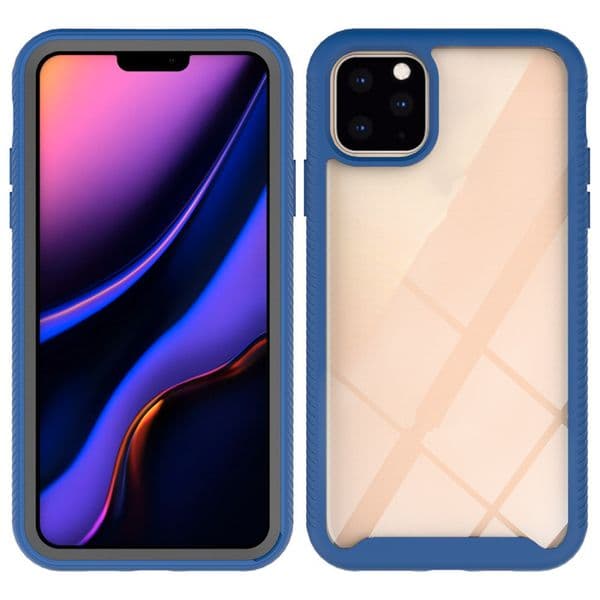 PC Phone Case For iphone 11 Pro Max XS X XR Plus Transparent Shockproof Clear Rugged Hybrid Acrylic Cover For Samsung Note10 Plus
