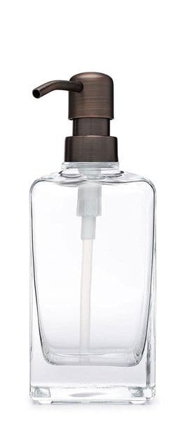 28/400 wholesale Soap Dispenser Black Bronze Rust Proof 304 Stainless Steel Liquid Pump for Kitchen Bathroom