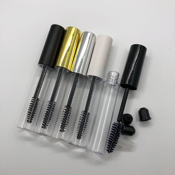 wholesale 10ML Empty Tube With Eyelash Wand Brush DIY Makeup Cream Bottle Vial Container Transparent Mascara Packing Bottles BC BH3209