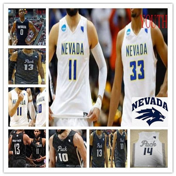 2021 Nevada Wolf Pack College Basketball NCAA Stitched 10 Caleb Martin JALEN HARRIS LINDSEY DREW JOHNSON Cody Caroline Custom Sewn Jerseys