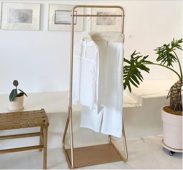 Clothes rack Bedroom Furniture northern hanging clothing racks household floor small cloth shelf simple