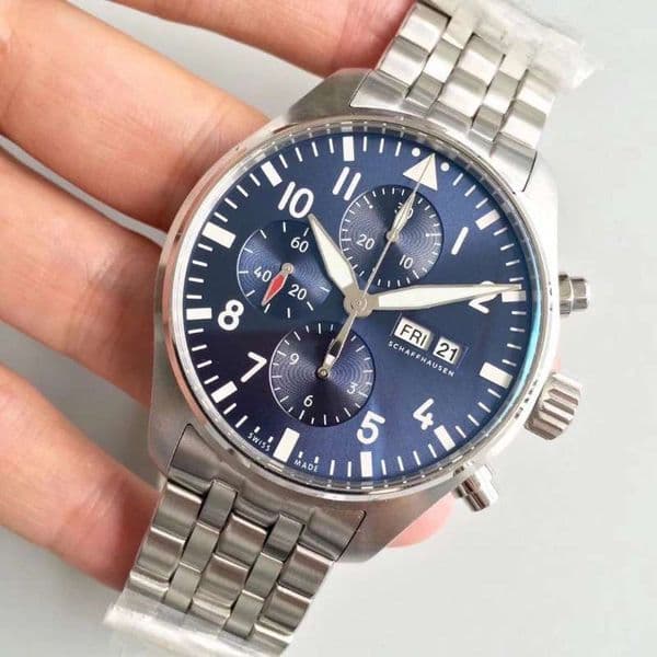 Watch Man Designer ZF V2 Chronograph Automatic Men's Watch - Eta7750 Movement, Black Dial high quality With Sapphire Crystal & Stainless Steel Case Clover Ring