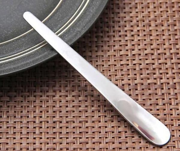 Fancy Design 18/0 Stirrers, Italian Style Stainless Steel Mini Silver Coffee Spoons B2