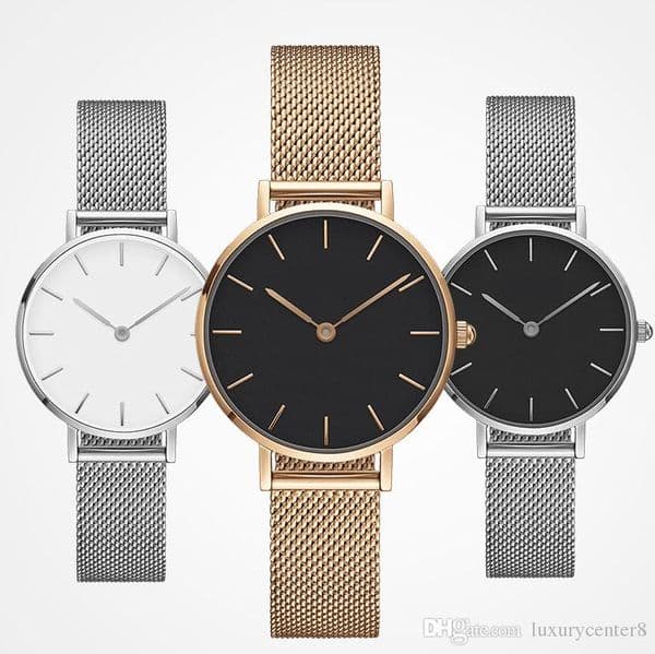 Fashion Daniel Luxury watches 36mm Women Watch 32mm Brand Famous Quartz Wrist ladies Watch Female Relogio Montre Femme with gift b