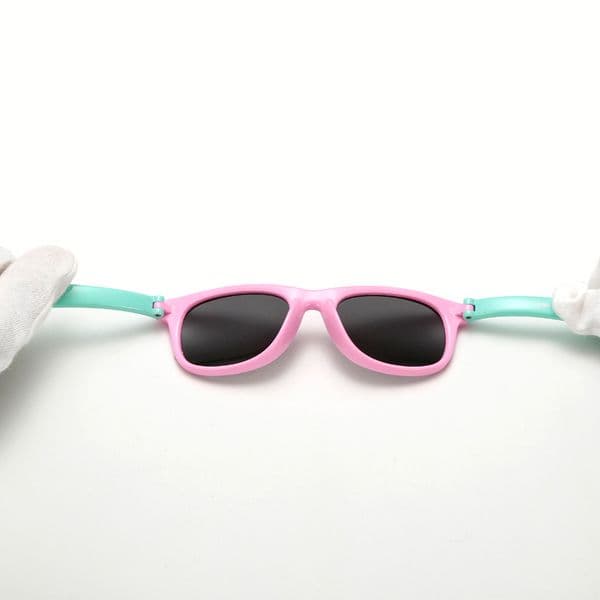 Wholesale-Kids Sunglasses Polarized Child Baby Ralferty TR90 Flexible Safety Coating Sun Glasses UV400 Eyewear Shades Infant oculos de sol M260304