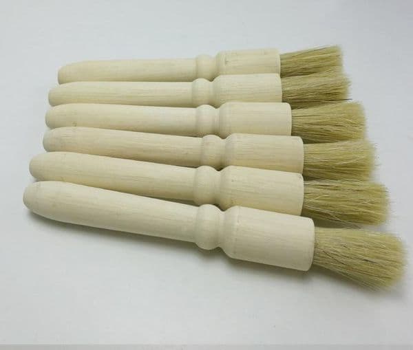 Coffee Brush Coffee Grinder Machine Cleaning Brush Wood Handle Natural Bristles Wood Dusting Espresso Brush for Barista SN2903