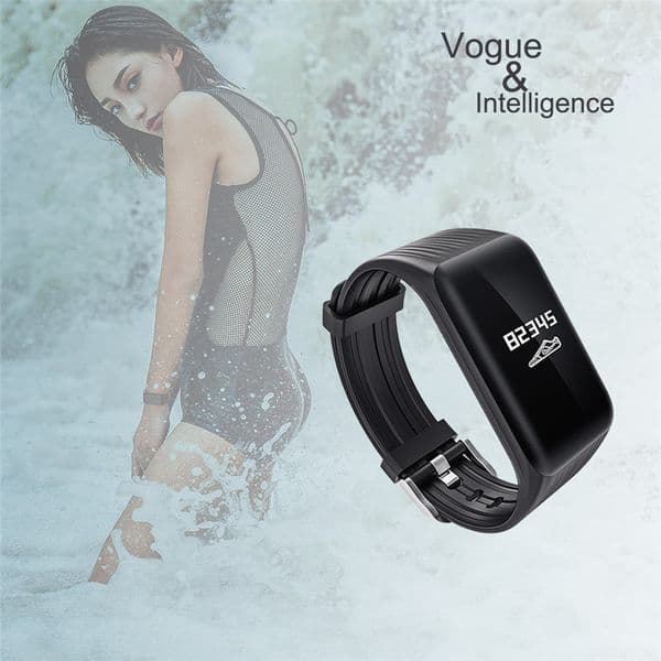 K1 Fitness Tracker Smart Bracelet Heart Rate Monitor Sport Waterproof Smart Watch Activity Tracker Wristwatch For iPhone Android Phone Watch