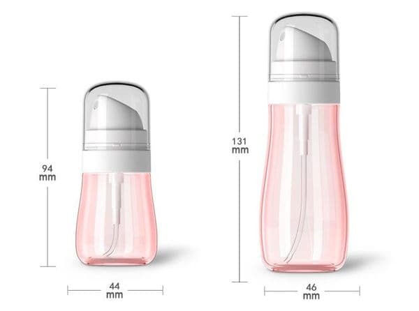 Press Spray Bottles 50ml 100ml Transparent Plastic Refillable Fine Misting Bottle For Liquid Alcohol SN4339