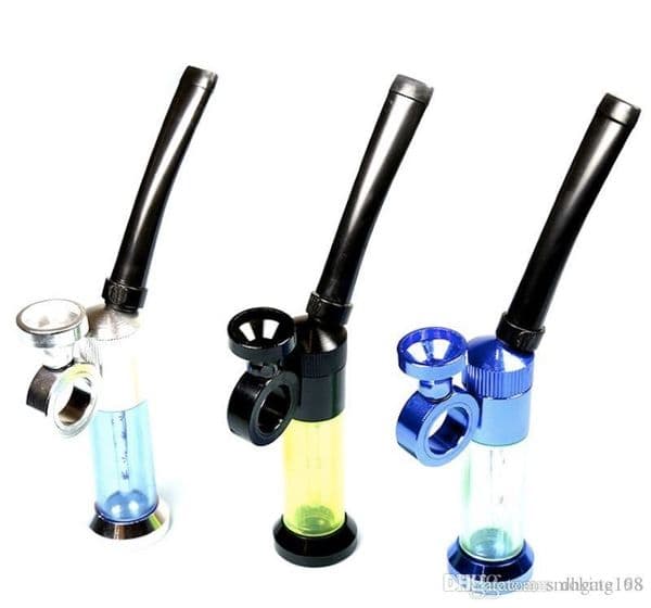 wholesale Quality colorful MINI cheap water downstem bongs small dry herb tobacco smoking hookah bongs free shipping