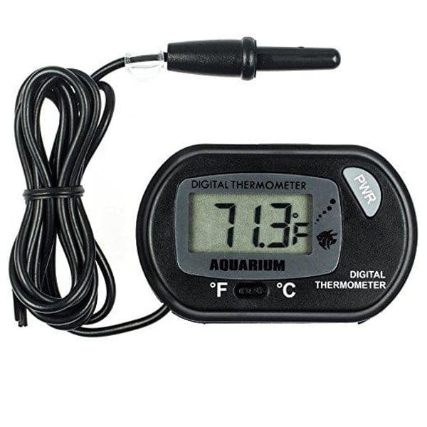 Digital Aquarium Thermometer Fish Tank Water Terrarium Temperature Instruments with Wired Sensor