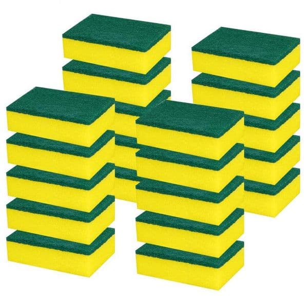 High Density Sponge Kitchen Cleaning Tools Washing Towels Wiping Rags Sponge Scouring Pad Microfiber Dish Cleaning Cloth