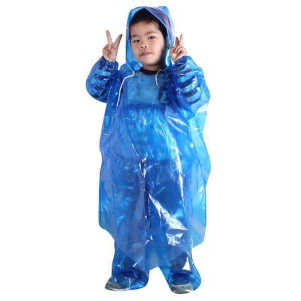 1Pcs Kids Adult Disposable Raincoat Dustproof Waterproof Raincoat Unisex Protective Safety Poncho Set For Outdoor Hiking Fishing gjOqv