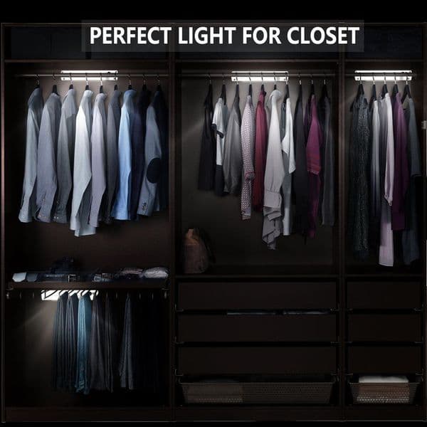 Energy Saving Passageway Closet Lamp Indoor Kitchen LED Lights Cabinet Wardrobe Easy Installation Wireless Sensor Portable
