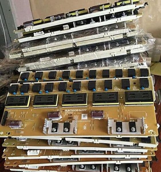 1 set For Sharp 46A63 backlight inverter board RUNTKA383WJZZ RUNTKA384WJZZ