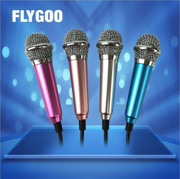 MINI Jack 3.5mm Studio Lavalier Professional Microphone Handheld Mic for Mobile Phone Computer for iPhone Samsung karaoke