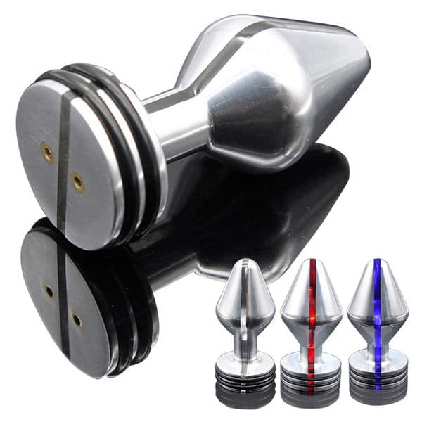 Electric Shock Metal Butt Plug Dildo Anus Expansion G Spot Stimulator Anal Plug Hook Sex Toy For Women Men Dilator Y200422