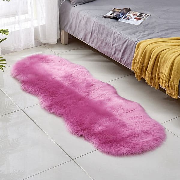 2026 New Living Plush Floor Rugs Mats Kids Room Faux Fur Area Rug Solid Fluffy Soft Shaggy Carpet Artificial Sheepskin Hairy T200111 Free Sh