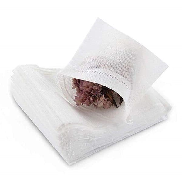 100Pcs Disposable Tea Filter Bags Coffee Tools Non-Woven Empty Strainers With String Filters Bag For Loose Leaf B2