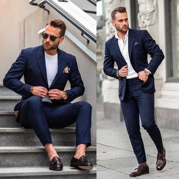 groom tuxedos groomsmen suits peaked lapel best man suit wedding mens double breasted blazer prom gowns custom made jacketpants