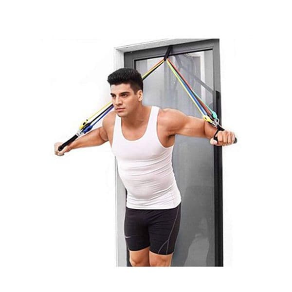 Home Fitness Sport Package Arm Muscle Strength Training Tension Rope Try Resistance Bands Chest Expander Break-proof Natural Latex Cord
