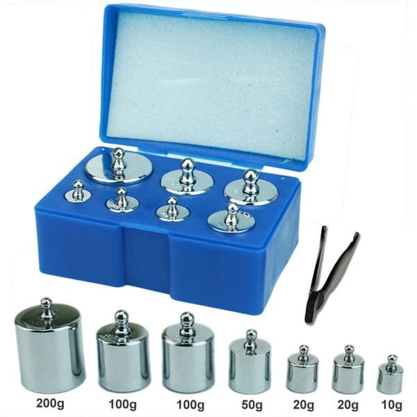 wholesale Calibration Weight Set 7PCS/Set 200g 100g 50g 20g 10g 5g Grams Precision Calibrate Jewelry Scale Weight Sets Total 500g