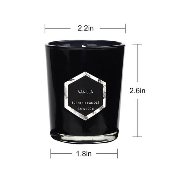 Christmas Soy Wax Scented Candle Set Glass Cup Aromatherapy Candles 6 pcs / set Xmas Wedding Valentines Day Aromatherapy Candle Gifts Z260527