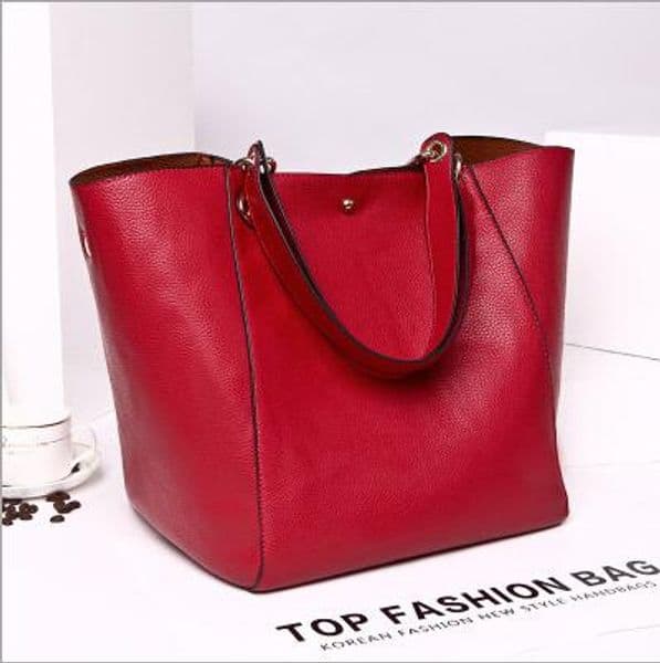 Designer-Handbag litchi pattern large capacity USA style women handbag fashion totes soft leather high quality purse women bag