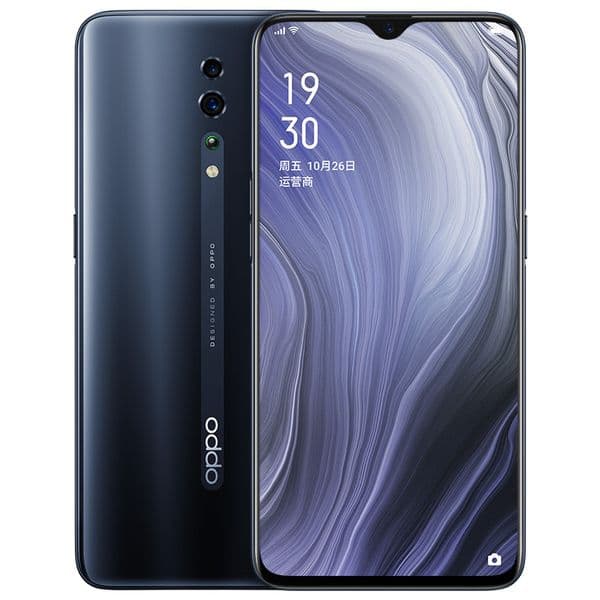 Original OPPO Reno Z 4G LTE Cell Phone 8GB RAM 128GB ROM Helio P90 Octa Core 48MP AI NFC 4035mAh Android 6.4" AMOLED Full Screen Fingerprint ID Face Smart Mobile Phone
