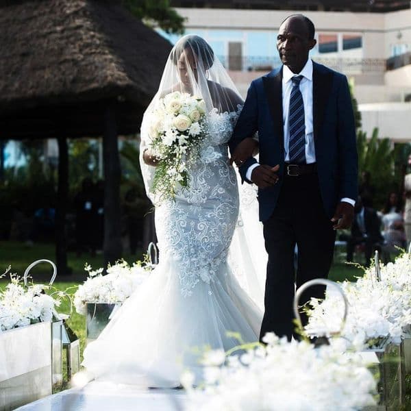 Amazing Lace Plus Size Dresses South African Off Shoulder Mermaid Bridal Dress Tulle Court Train Garden Wedding Gowns Custom Made