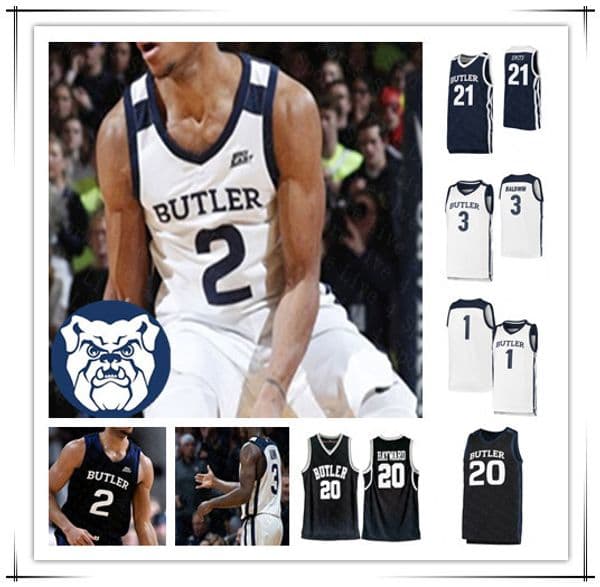 College 2021 New Men Butler Bulldogs Basketball Jersey Gordon Hayward Kamar Baldwin Sean McDermott BRYCE GOLDEN DERRIK SMITS HENRY BADDLEY