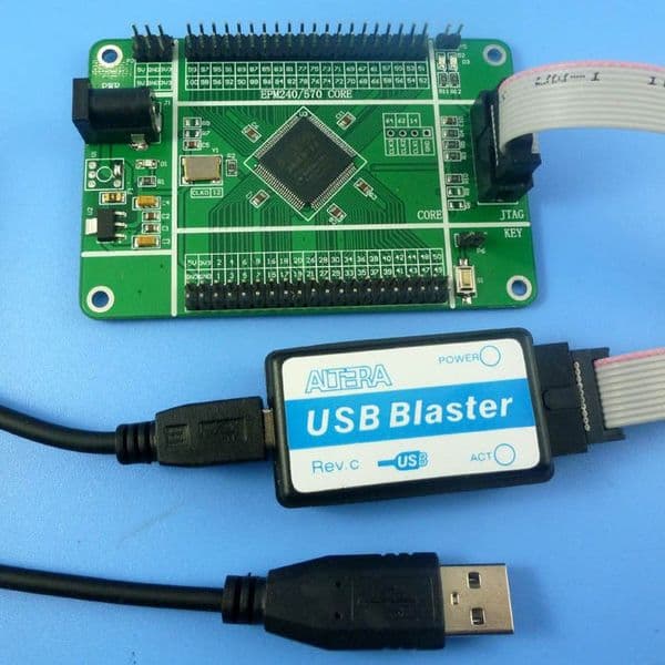 Freeshipping ALTERA MAX II EPM570 CPLD Core Board & USB Blaster FPGA Programmer Downloader JTAG PLD Logic Development kit for Matrix LED LCD