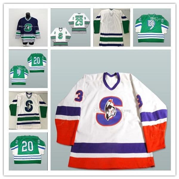 Customized Men's Vintage Springfield Ma Indians Embroidery Hockey Jerseys Snoop Dogg All Stitched Uniforms Wholesale Size S-3XL Good Quality