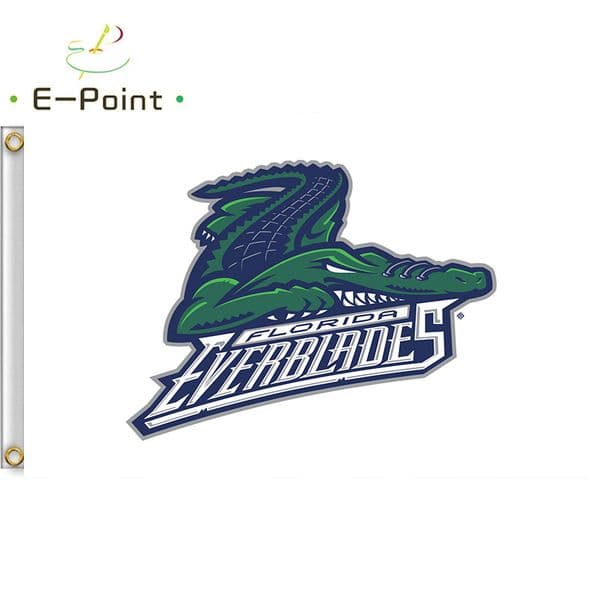 ECHL Florida Everblades Flag 35ft 90cm150cm Polyester Banner decoration flying home u0026 garden Festive gifts L26052456NX