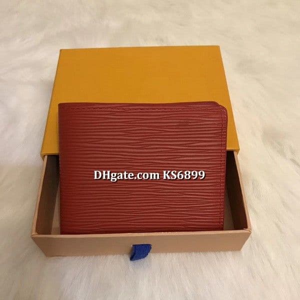 PU Leather S Wallets Fashion Cross-Wallet Men Designer Card Wallets Pocket Bag European Style Brand Purses With box