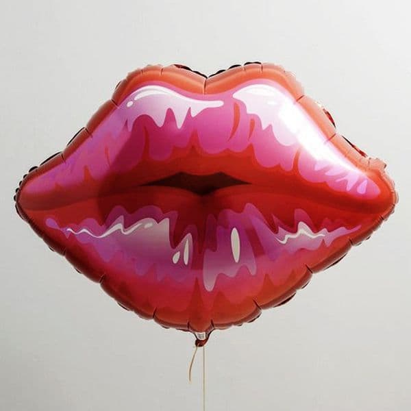 75*75cm Lip Helium Balloons Love Globos Rose Red Lip Balloon for Valentine's Day Kiss Me Foil Balloon Wedding Decor ZC0590