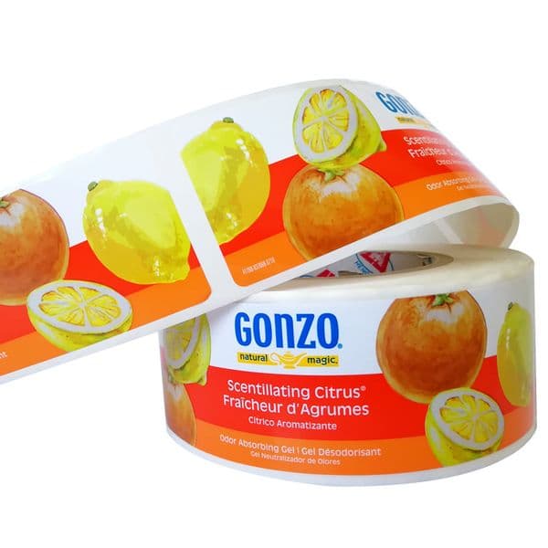 Custom Beverage Juice Package Adhesive Stickers Labels Printed Colorful Bottle Sticker in Glossy Roll Packaging