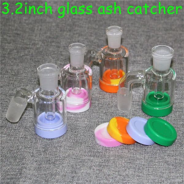 Glass Reclaim Catcher Adapter 14mm 18mm Male Female 45 90 Smoking Accessories With Reclaimer Dome Nail Ash Catchers Adapters For Water Bongs Oil Rigs