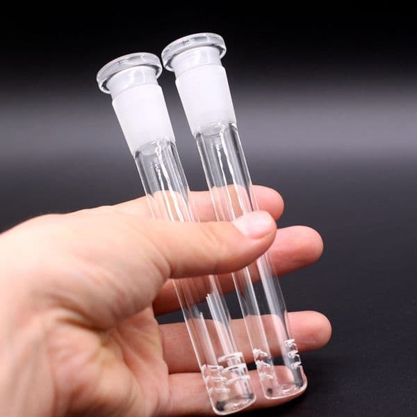 High Quality Glass Downstem diffuser Hookahs 14mm 18mm to 18.8mm Male Female glass down stem adapter for bongs water pipes