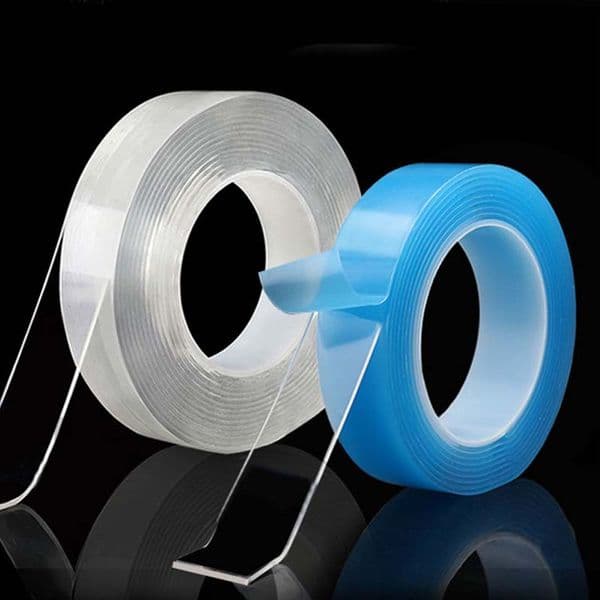 2026 New Wholesale Strong Double-Sided Transparent Sticker Traceless Washable Adhesive Tape Nano Technology Reuse Removable Tapes Indoor Out