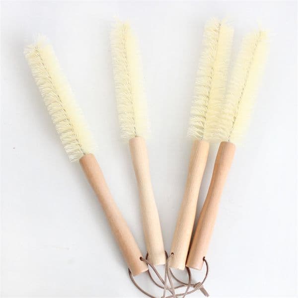 Japanese Style Wooden Long Handle Beech Bottle Kitchen Supplies Household Brush Cup Cleaning Tool Lx3006 B2