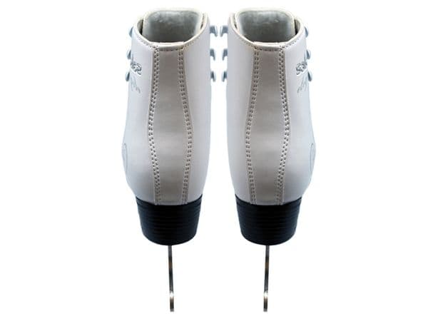 Adult Kids Children Professional Thermal Warm Thicken Figure Skating Ice Skates Shoes With Ice Blade PVC Waterproof White